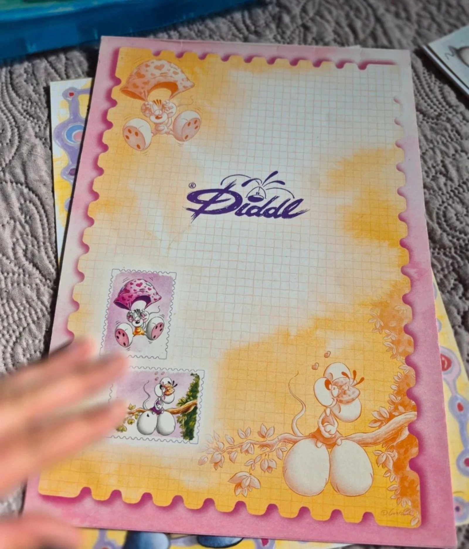 Lote Diddl vintage – Blocs, pochette e pequena caixa 🌟 – photo 8